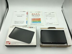 #7648 ■ニンテンドー3DS LL 箱付き 任天堂 動作確認済 初期化済 ※スライドパッドに難あり