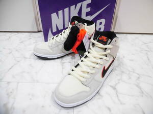 【新品未使用品箱タグ付】 NIKE SB DUNK HIGH PRO PRM ナイキ SB ダンク ハイ プロ プレミアム 27.0㎝ US9 DO9394-100 スケートボード 27㎝