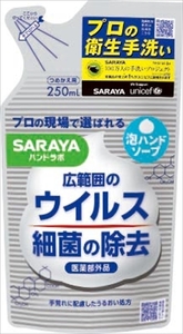 【まとめ買う-HRM18849885-2】ハンドラボ　薬用泡ハンドソープ　詰替用　２５０ｍｌ 【 サラヤ 】 【 ハンドソープ 】×2個セット