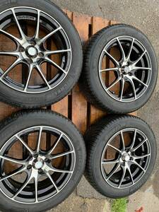 ホイール ★weds SPORT★ SA-10R★ 4本 タイヤ付き ホイール 16インチ 195/55R 16 16x6 1/2J ハブ径 約20mm 20mm 62mm