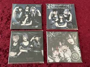 ★XTEEN★CD4枚セット(新品+中古)★紙ジャケット★エクリプス/ロマンティスト/ザ・ニューブラック/グロリア/クリスティーン/NEMOPHILA/SAKI