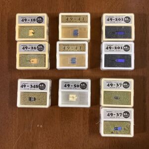 [未使用長期保管品] ナガオカ レコード針 交換針49-18、49-26、49-34S、49-37、49-41、49-50、49-201 10個セット