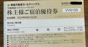 東急不動産株主優待券 宿泊優待券 東急ホテルハーヴェスト ハーベスト 宿泊割引券 1～9枚 箱根 那須 軽井沢