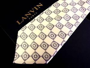 E0747R●美品●【浮き輪】ランバン【LANVIN】ネクタイ