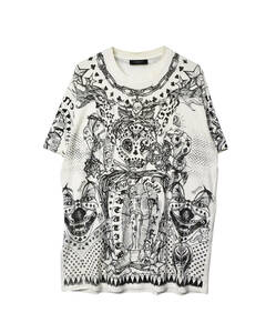 GIVENCHY ジバンシィ 11SS カオスタトゥー プリント 半袖 Tシャツ ジバンシー 855