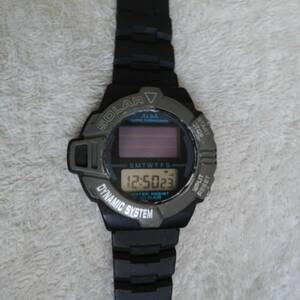 珍品　SEIKO　ALBA ソーラー　腕時計　レトロ