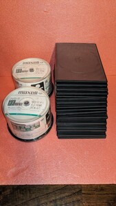 maxell 録画用1-8倍速対応DVD-R、インクジェットプリンタ対応、50枚 スピンドルケース入り トールケース20個