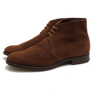 CROCKETT＆JONES クロケット＆ジョーンズ チャッカブーツ CHUKKA チャッカ 牛革 プレーントゥ グッドイヤーウェルト製法 レザーソール