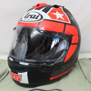 【中古美品】Arai アライ RX-7X MAVERICK GP2 フルフェイスヘルメット XLサイズ バイク 二輪 マーベリック ビニャーレス レーサー レプリカ