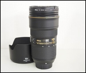 Nikon AF-S NIKKOR 24-70mm 1:2.8 E ED N VR ナノクリスタルコート HB-74 一眼レフ ニコン カメラ レンズ 805a