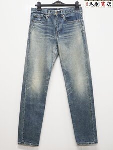 SAINT LAURENT サンローラン 500170 Hedi Slimane クラシック ストレート デニム パンツ ブルー サイズ28 【中古】 ジーンズ