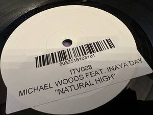 12”★Michael Woods Feat. Inaya Day / Natural High / エレクトロ・ヴォーカル・ハウス！Dino Lenny / Dave Boynes / Out Of Office