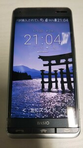 A935 au BASIO3 KYV43 KYOCERA 京セラ androidスマートフォン 簡易動作確認＆簡易清掃＆初期化OK 判定〇 現状品 送料無料 