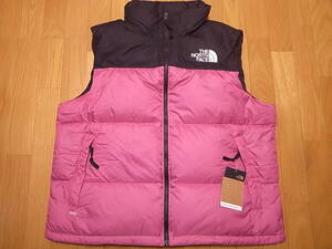 【送料無料 即決】海外限定 THE NORTH FACE 1996 RETRO NUPTSE VEST RED VIOLETサイズXL 新品 ヌプシDOWNダウンベスト レッド バイオレット