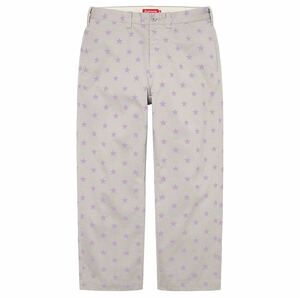 Supreme Chinopant Grey Star 32インチ