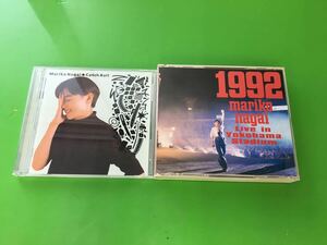 i0529-11★CD邦楽/ディスク美品/永井真理子/Catch Ball/1992 Live in yokohama studium 2点