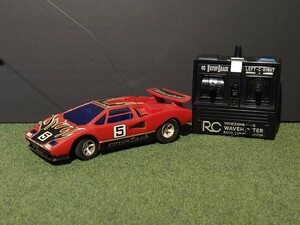 ヨネザワ ランボルギーニ カウンタック ラジコン 当時物 昭和レトロ ラジコンカー スーパーカー Yonezawa Lamborghini Countach RC