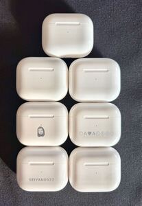 Apple AirPods エアポッズ ◆ 第3世代 A2897 ◆ Lightning 充電ケースのみ 7点 セット まとめ売り ◆ 動作確認済み