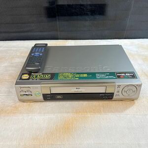 【送料込】動作確認済 Panasonic パナソニック SUPERDRIVE スーパードライブ S-VHSデジタルW3次元 ビデオデッキ NV-SX505