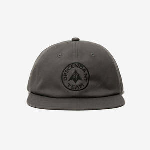 希少★新品本物【GRAY】★TEAM 6PANEL ツイル チーム シータス 刺繍ロゴ パネル 正規店購入 ディセンダント 限定 入手困難 Descendant 23SS