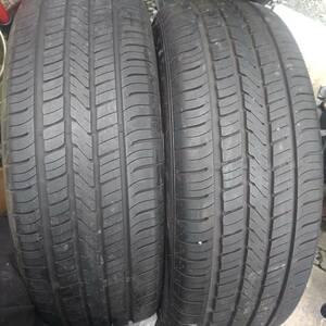 225/55R19エアー漏れなし2本セット2024 2023　イボ付きバリ山バリ溝夏タイヤダンロップ