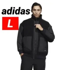 定価10450円 adidas ダブルジップ フリース ジャケット L