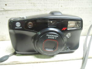 M9237 カメラ Minolta PANORAMA ZOOM 7 現状 動作チェックなし 傷汚れあり ゆうパック60サイズ(0502)