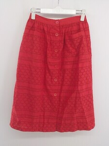 ◇ ◎ ●未使用● TOMMY HILFIGER キッズ 子供服 ロング ラップ巻き スカート サイズ164(160) レッド レディース P