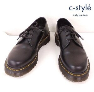 Q259b [人気] Dr.Martens ドクターマーチン 3ホールシューズ UK9 ブラック 21084 | Q