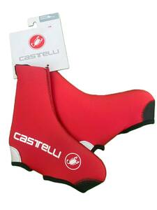 どや！売切り！！カステリ【Castelli シューズカバー】S/Mサイズ / レッド