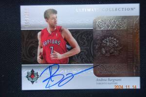 Andrea Bargnani 2006-07 Ultimate Collection No.182 Autographed Rookies #332/350