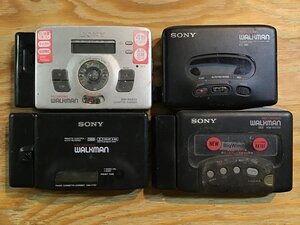 SONY WM-RX707 WM-RX822 他 ソニー カセットプレーヤー WALKMAN ウォークマン レコーダー 4点セット◆ジャンク品 [0603MP]