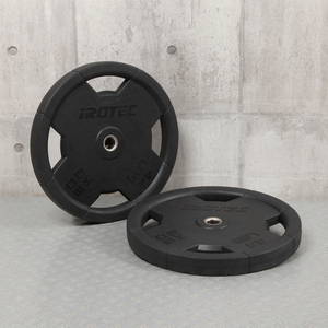 [アウトレット品][定価より20％OFF！]IROTEC（アイロテック）NEWオールラバープレート20KG[2枚セット][穴径29mm] バーベル プレート