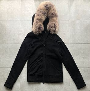 00s archive ifsixwasnine fur hoodie パーカー　サイズ1 平成　カシミヤ　FOX