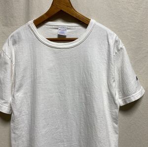 アメリカ製　チャンピオン　T1011 半袖Tシャツ　ホワイト　M 無地　Champion USA 米国製　半袖　ヘビーウェイト　コットン