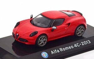 Altaya　1/43　アルファロメオ・4C　2013　red　Supercars Collection