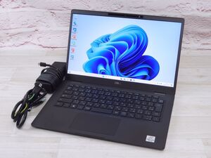 Bランク Dell Latitude7310 第10世代 i7 10610U NVMe512GB メモリ16GB タッチパネルFHD液晶 Win11