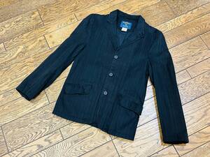 A2872 ウールリッチ WOOLRICH◆カジュアル ジャケット テーラータイプ メンズM ブラック コットン