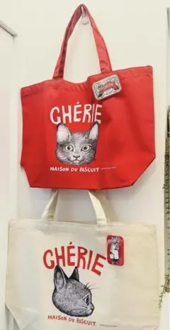 CHERIE×ヒグチユウコ  LEOトートバッグ　2色セット