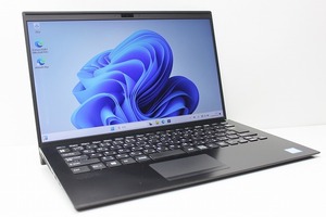 ノートパソコン Windows11 中古 VAIO Pro PK VJPK11C12N 14インチ 第8世代 Core i5 SSD256GB メモリ8GB Windows10 カメラ