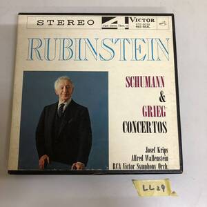 VICTOR stereo RUBINSTEIN オープンリールテープ オープンリール 4TRACK 　クラシック　ピアノ協奏曲　イ短調　作品54 シューマン　LL29