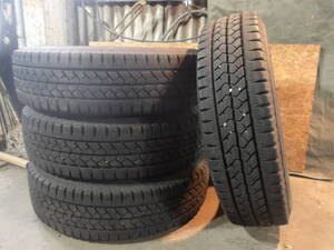 品質良 7分山 BLIZZAK VL1 195/80R15 107/105L LT BRIDGESTONE(ブリヂストン) 個人宅配送不可 愛知交換可 中古スタッドレス4本 244 86