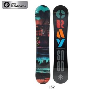 1円スタート SNB/2024 GRAY SNOWBOARDS グレイスノーボード R.P.M. アールピーエム 152/ スノー スノボ 日本正規品 グラトリ