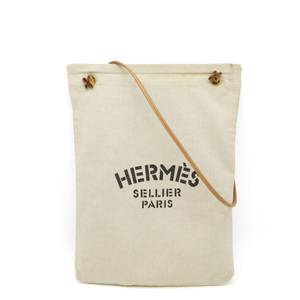 HERMES エルメス サック アリーヌGM ショルダーバッグ ワンショルダー セミショルダー トワルシェブロン レザー ナチュラル キャメル