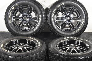 ☆MKW MK-55 16インチ☆アルミホイール☆PCD139.7 6.5J +35☆MUD STAR RADIAL M/T☆215/70R16☆トヨタ ハイエース レジアス☆