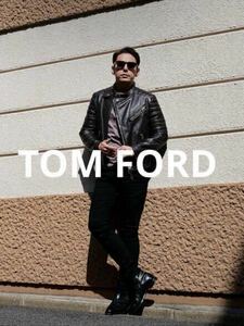 試着のみTOM FORD LEATHER ICON BIKER 2023新作