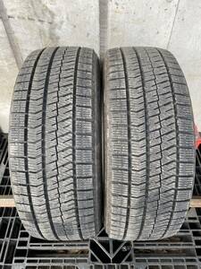 ト4386　送料無料☆深溝スタッドレス　ブリヂストン BRIDGESTONE BLIZZAK VRX2　225/45R19 92Q　2本価格　2017年製