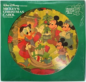 ウォルト・ディズニー　ＬＰ　Micke’s Christmas Caol ピクチャーディスク　1982年