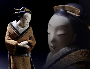 人間国宝 堀柳女 「細雪」 共箱 衣装人形 日本人形