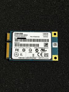 TOSHIBA SSD 128GB THNSNH128GMCT mSATA ((動作品・3枚限定！))